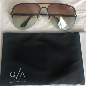 Quay aviator sunglasses